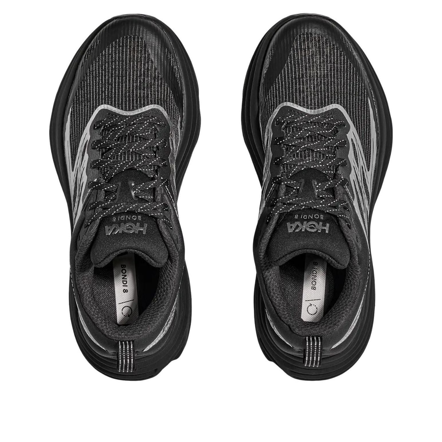 HOKA ONE ONE Bondi 8 Caged 'Silver Carbon Black' 1155391-SIBL