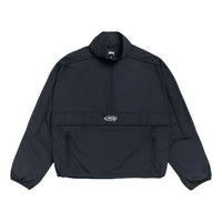 Stussy Lightweight Pullover Jacket 'Black' 115905-BLAC