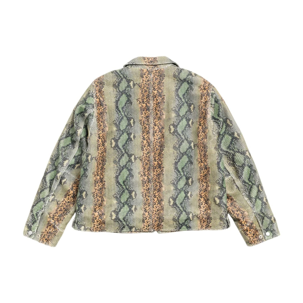 Stussy Garage Jacket Leather 'Snake' 115927-SNAK