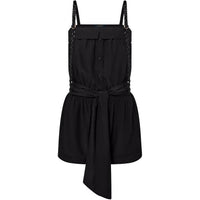 LOUIS VUITTON Damier Strap Silk Playsuit