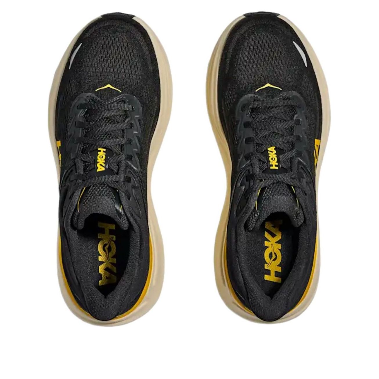 HOKA ONE ONE Bondi 9 'Carbon Black Yellow Gold' 1162011-CWG