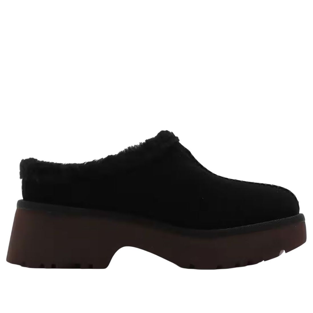 (WMNS) UGG New Heights Cozy Clog 'Black' 1162510-BLK