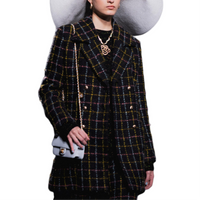 CHANEL 24 New Fall And Winter Arrivals Jackets Coats Women's Black