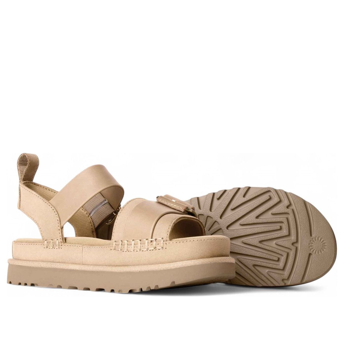 (WMNS) UGG Goldenstar Villa Sandals 'Mustard Seed' 1167392-MDSD