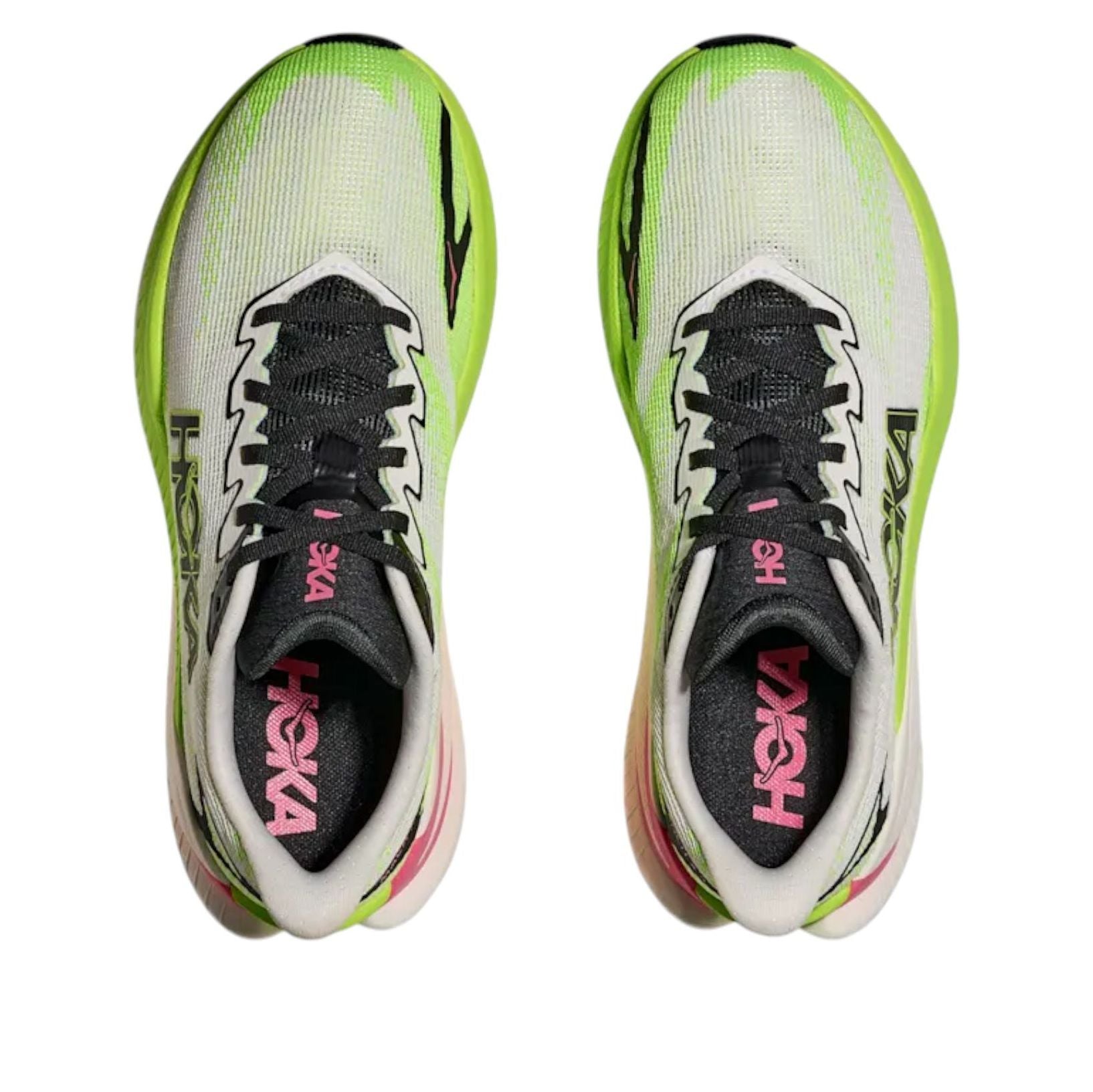 (WMNS) HOKA ONE ONE Mach X 3 'White Neon Lime' 1168721-WNL