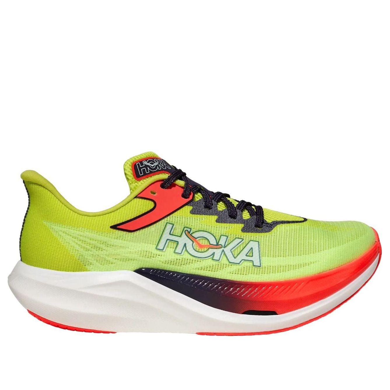 HOKA ONE ONE Rocket X 3 'Neon Yu Squid Ink' 1168724-NZS