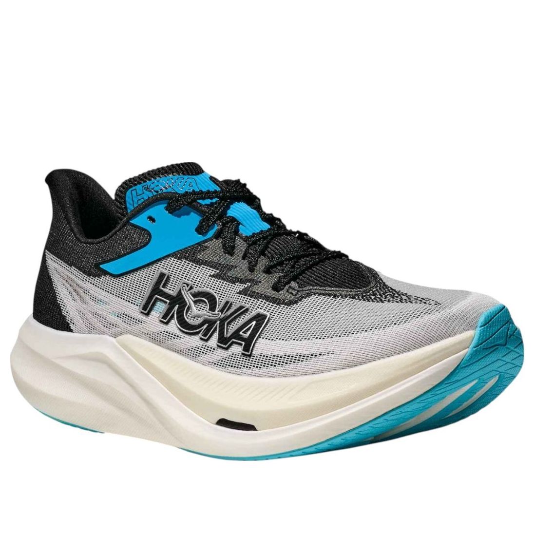 HOKA ONE ONE Rocket X 3 'White Black' 1168724-WBLC