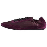 PRADA Collapse Low Top Casual Shoes Men's Burgundy