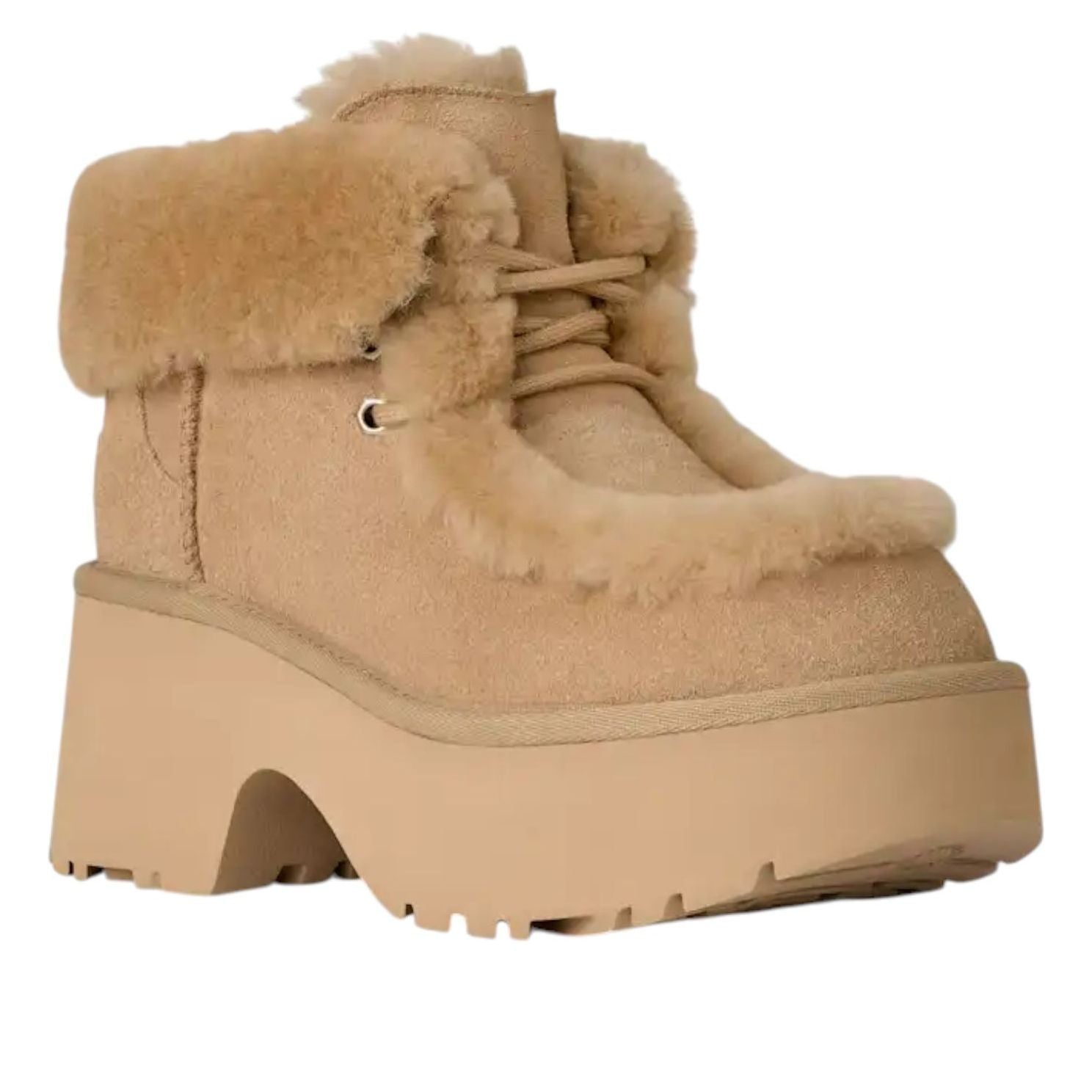 (WMNS) UGG Esmee Lace-up Boots 'Mustard Seed' 1171532-MDSD
