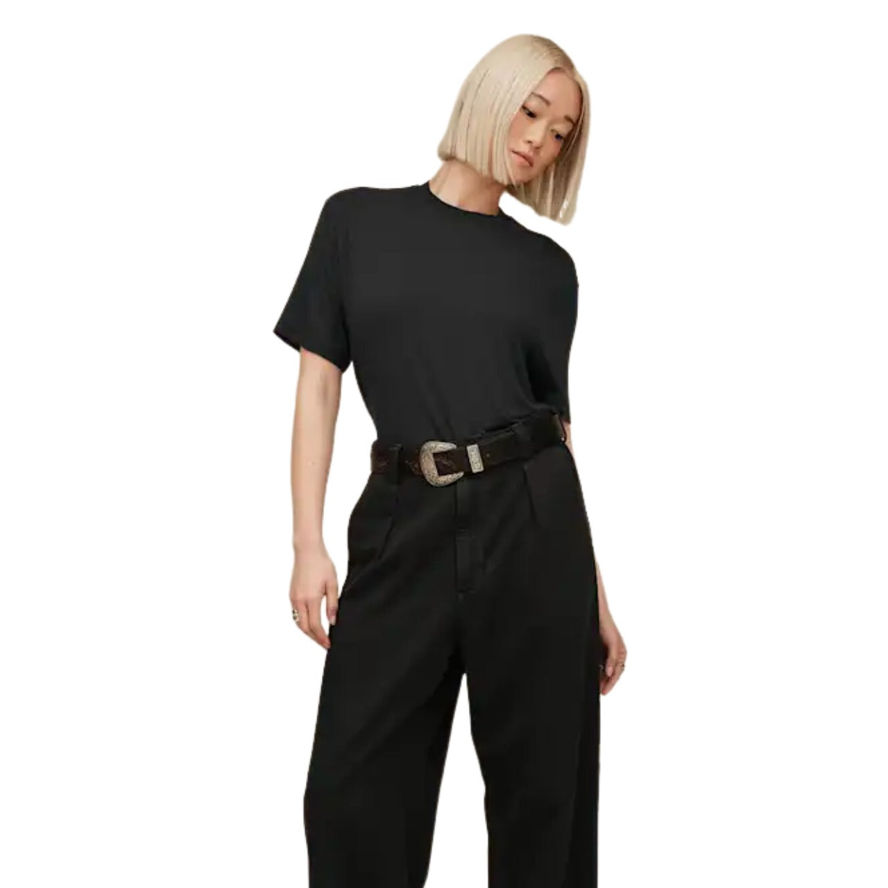(WMNS) UGG SS26 Amarys Relaxed Tee 'Black' 1171591-BLK