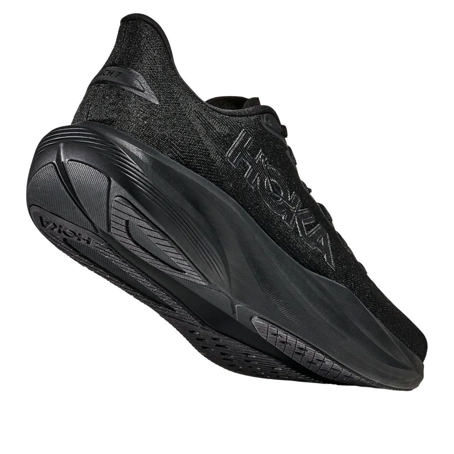(WMNS) HOKA ONE ONE Mach 7 'Black Black' 1171938-BBLC
