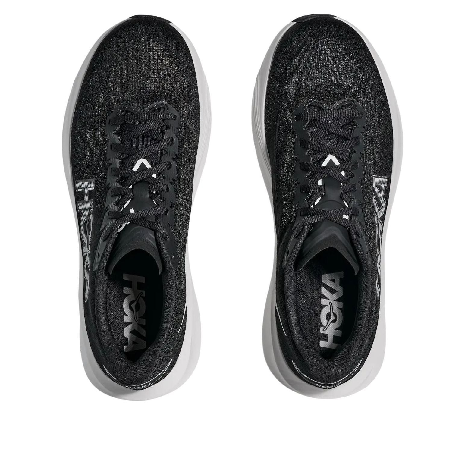 (WMNS) HOKA ONE ONE Mach 7 'Black White' 1171938-BWHT