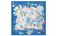 HERMES Silk Scarves Women's Multicolor