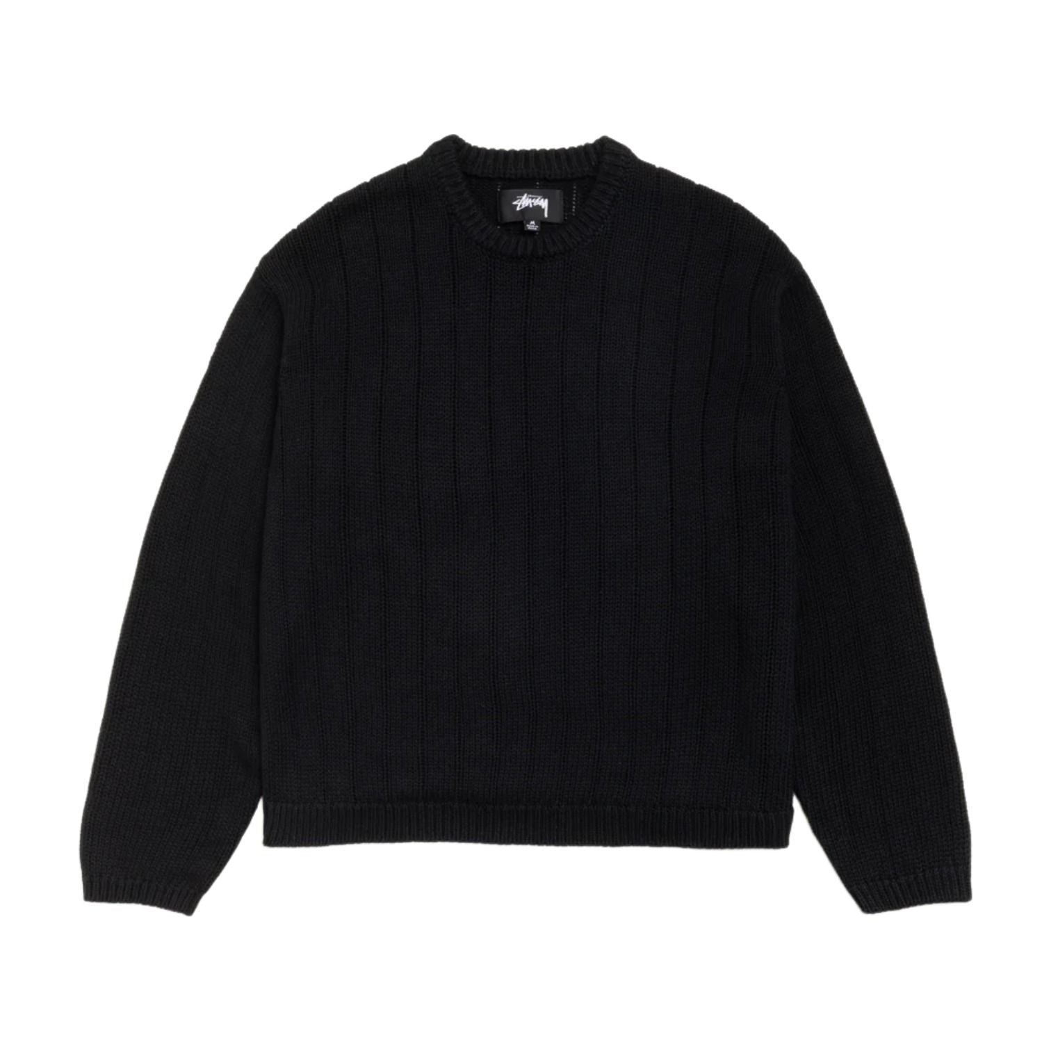 Stussy Buana Logo Sweater 'Black' 117294-BLAC