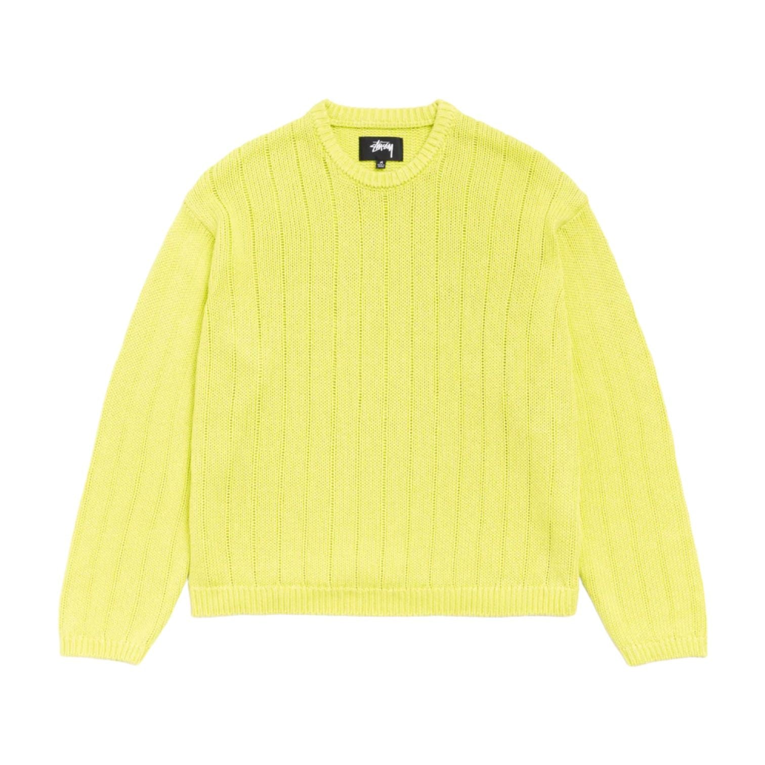 Stussy Buana Logo Sweater 'Lime' 117294-LIME