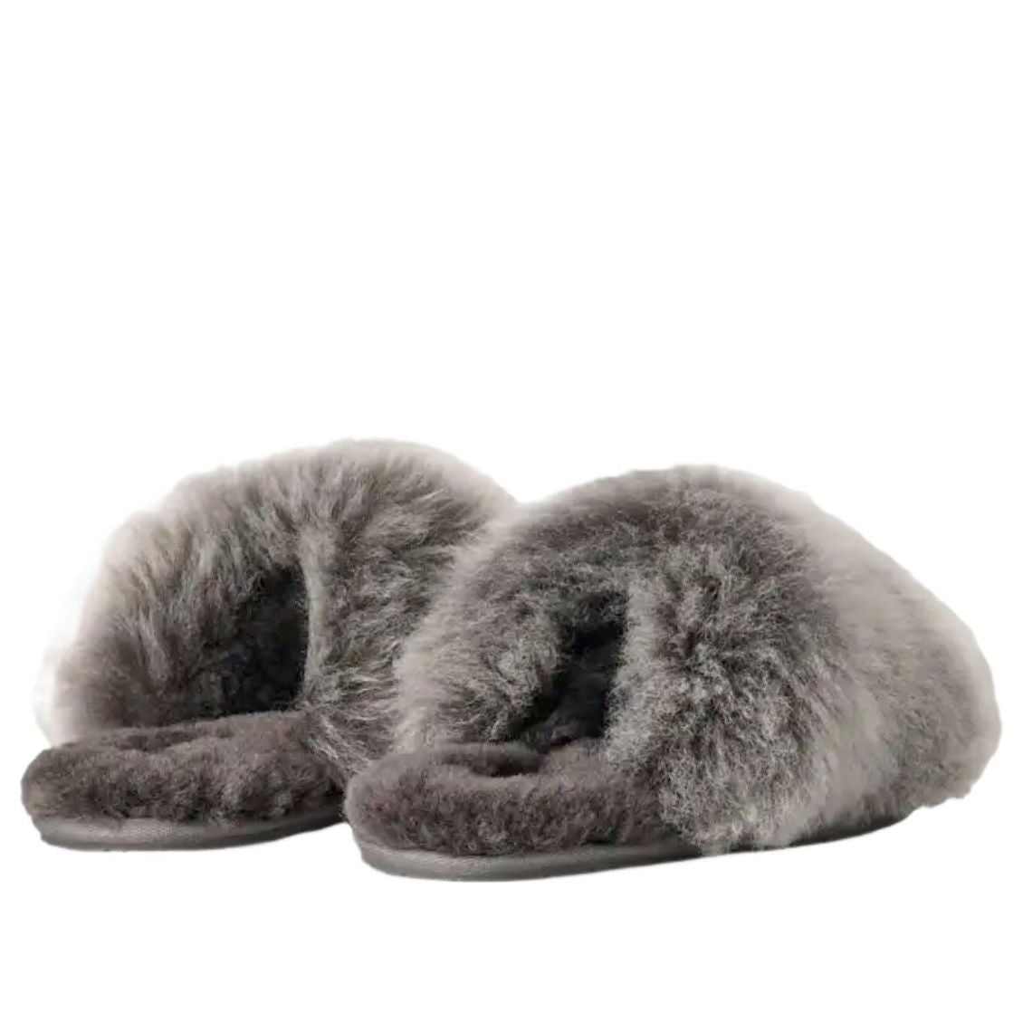 (WMNS) UGG Scuffette Chalet Slipper 'Charcoal' 1173591-CHRC