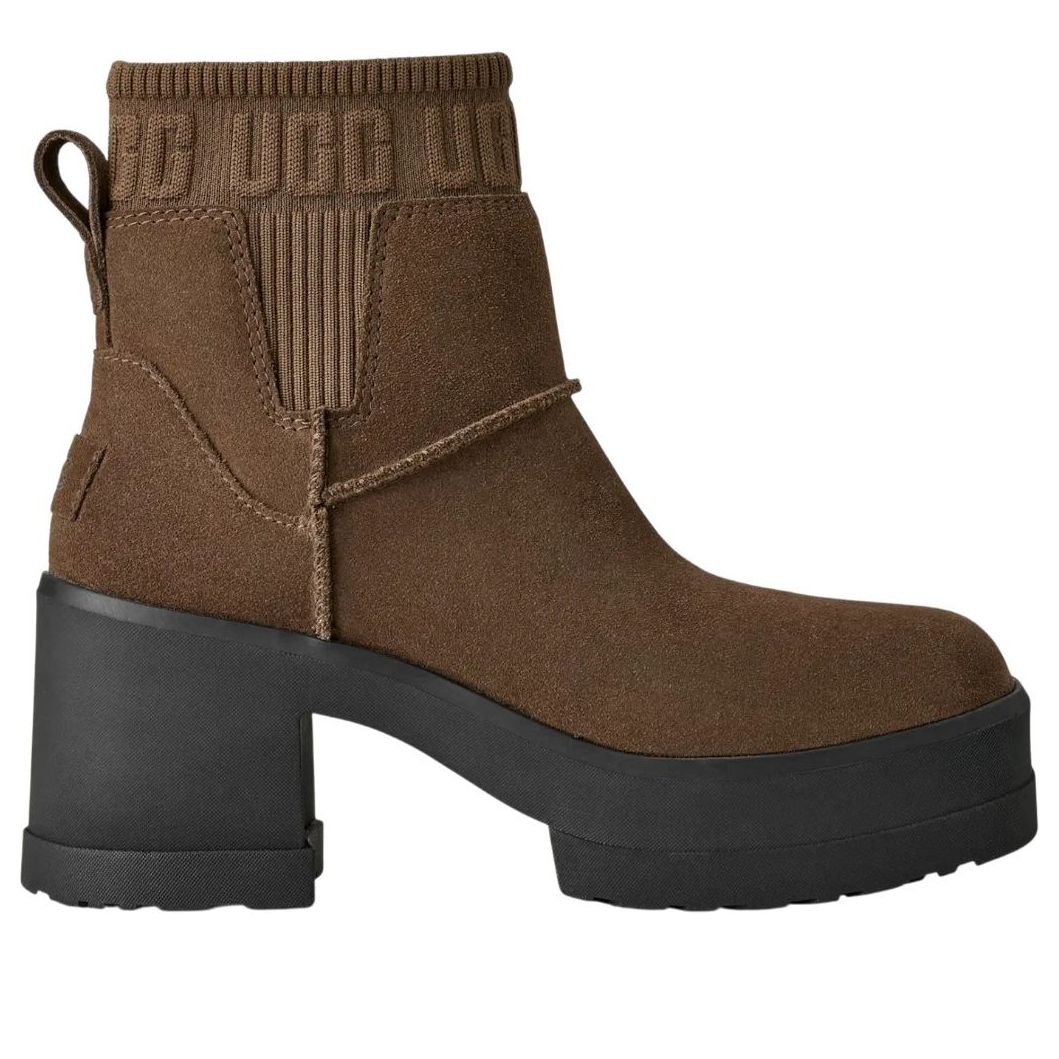 (WMNS) UGG Moxy Chelsea Boot 'Dark Toffee' 1173724-DRKT