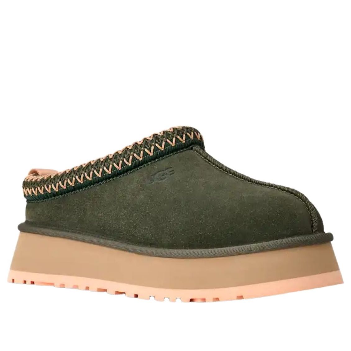 (WMNS) UGG Tazz II 'Woodland Green Truffle Pink' 1174471-WFF