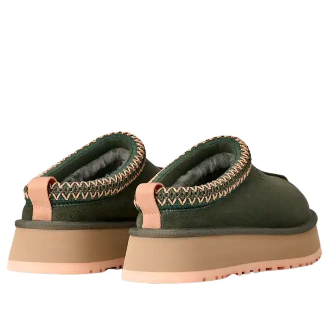 (WMNS) UGG Tazz II 'Woodland Green Truffle Pink' 1174471-WFF
