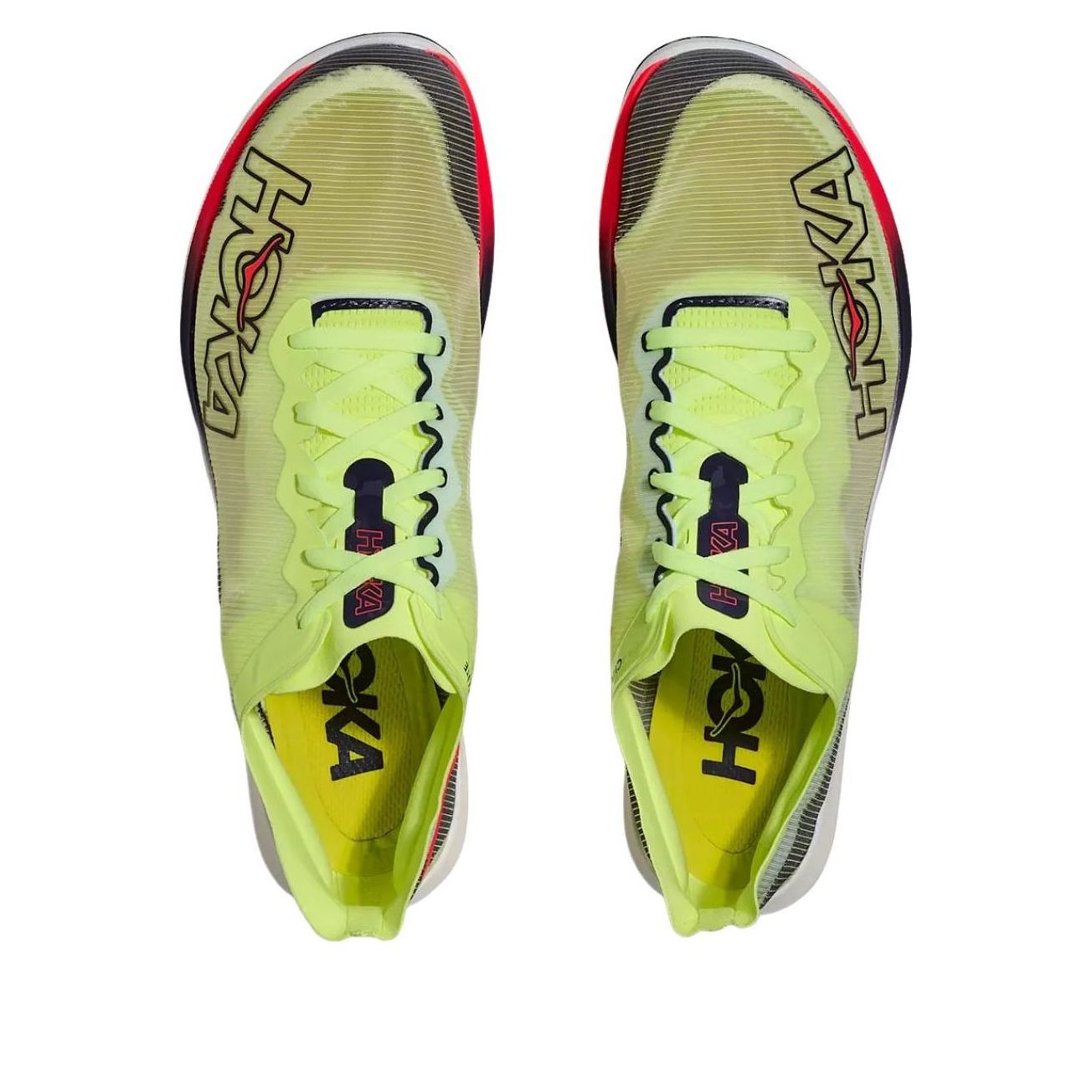 HOKA ONE ONE Cielo FlyX Elite Spikes 'Neon Yuzu Squid Ink' 1175930-NZS