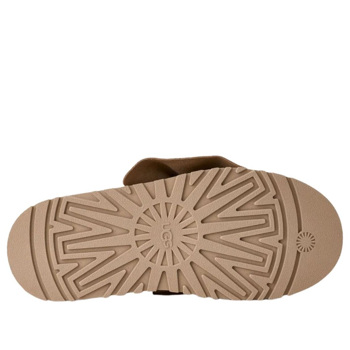 (WMNS) UGG Platform Slip-On Bow Slipper 'Sand' 1176290-SAN