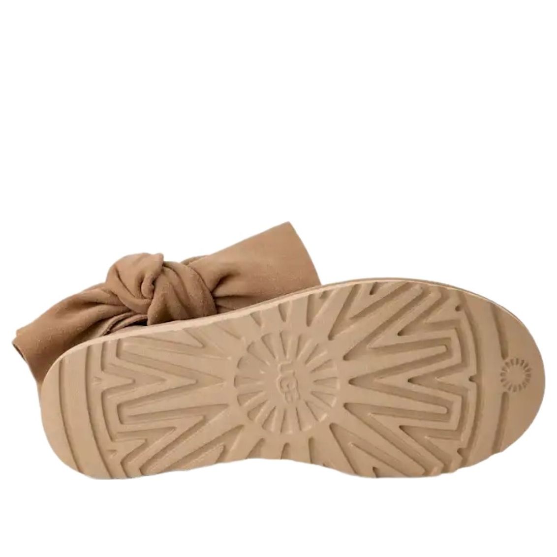 (WMNS) UGG Classic Mini Bow Boot 'Sand' 1176310-SAN