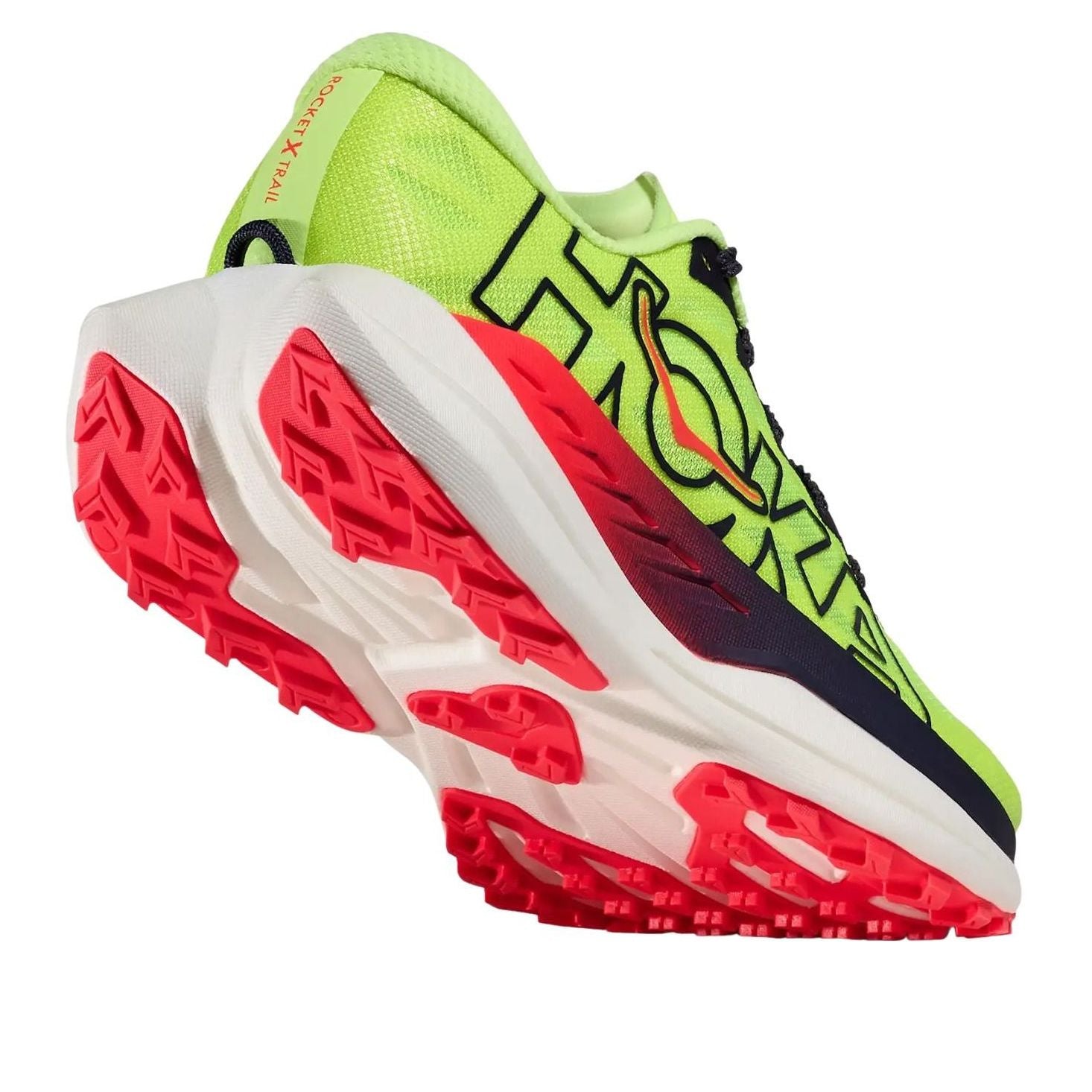 HOKA ONE ONE Rocket X Trail 'Neon Yu Neon Flame' 1176330-NZN