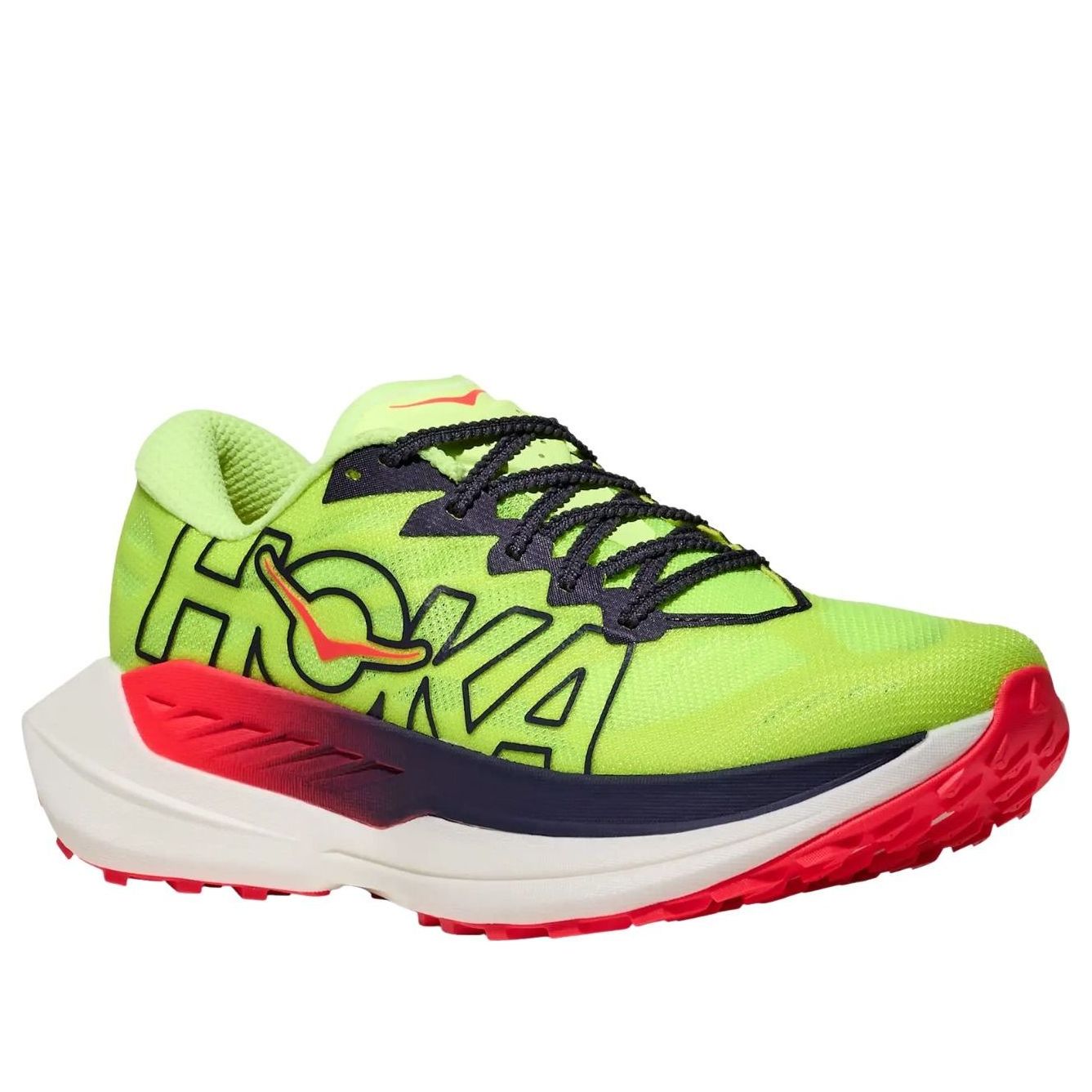 HOKA ONE ONE Rocket X Trail 'Neon Yu Neon Flame' 1176330-NZN