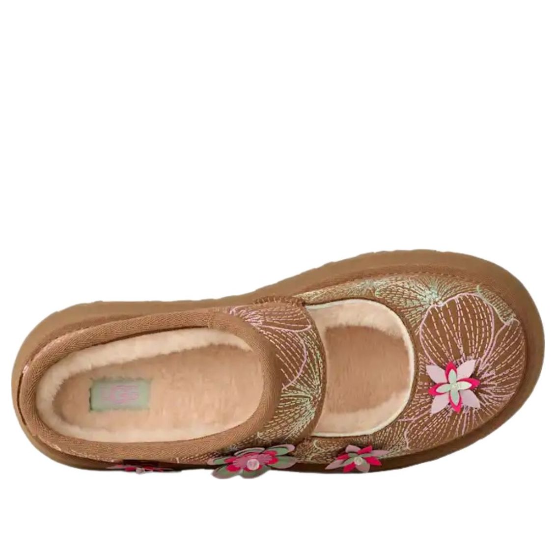 (WMNS) UGG Bea Mary Jane Meadow 'Chestnut' 1177151-CHE