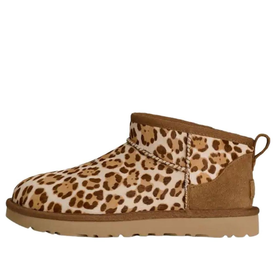 (WMNS) UGG Classic Ultra Mini Plains Boot 'Felicity Leopard Jasmine' 1178110-FDJ
