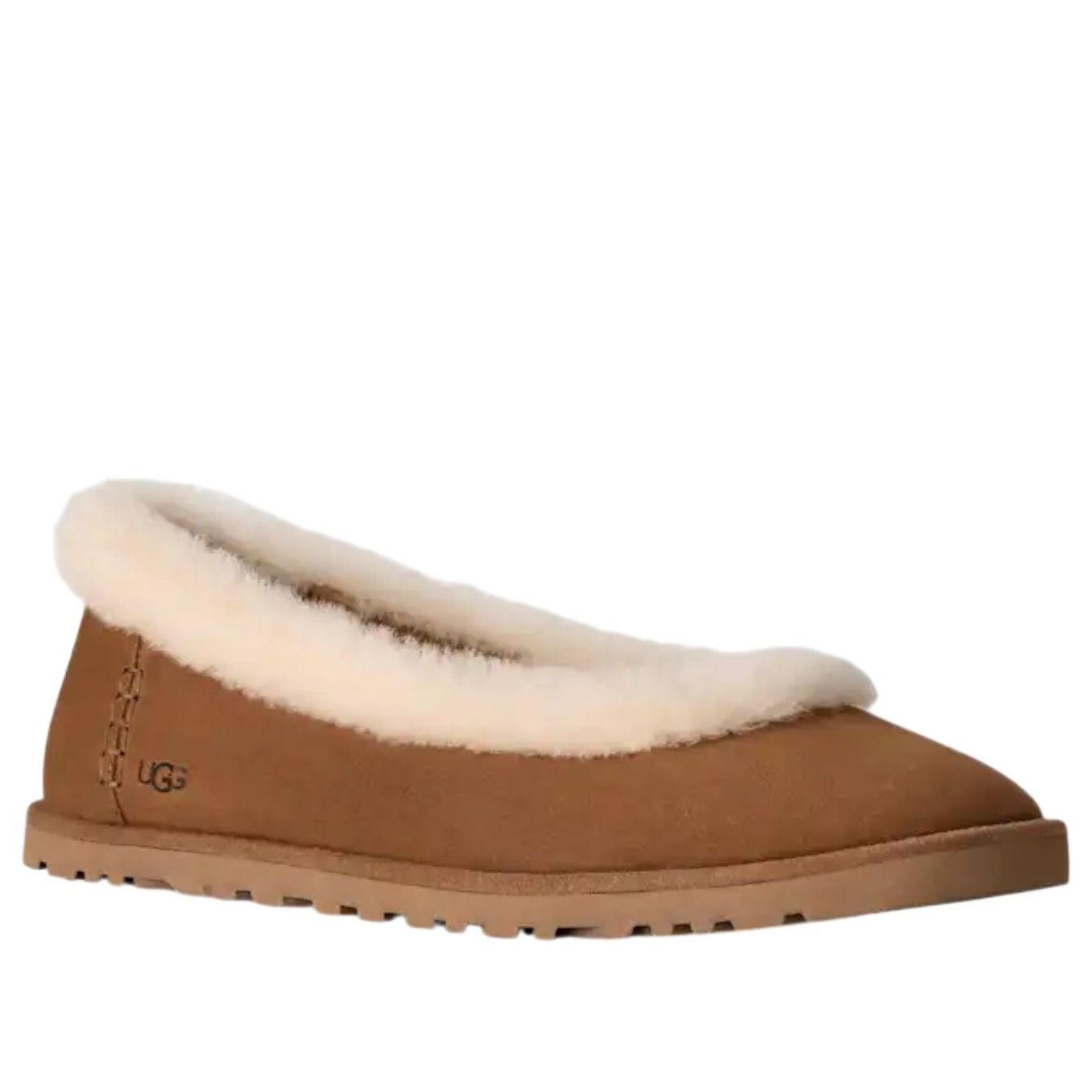(WMNS) UGG Zora Ballet Flat 'Chestnut' 1178111-CHE