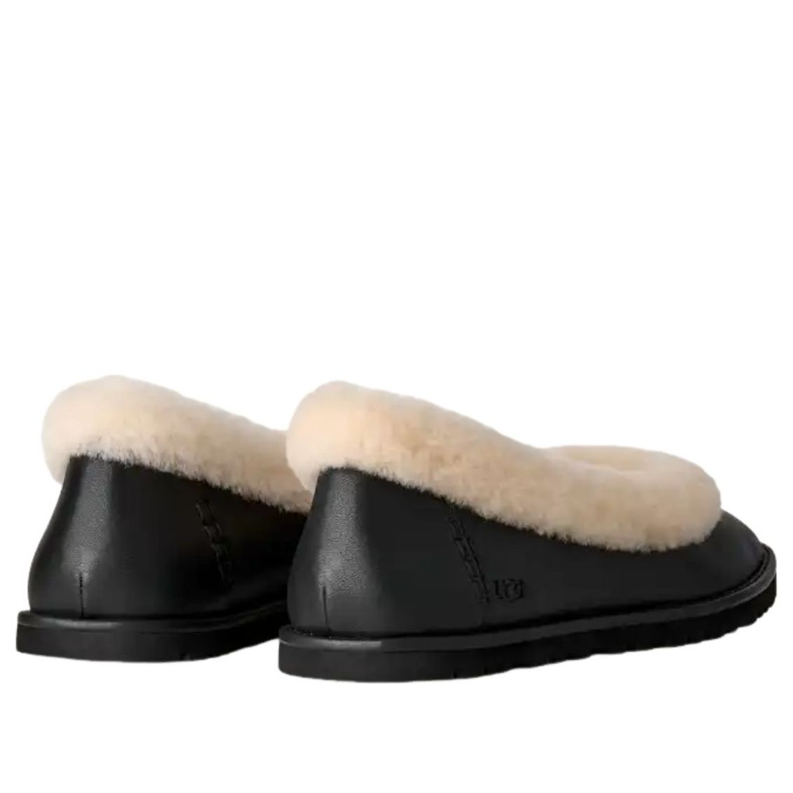 (WMNS) UGG Zora Leather Ballet Flat 'Black' 1178450-BLK