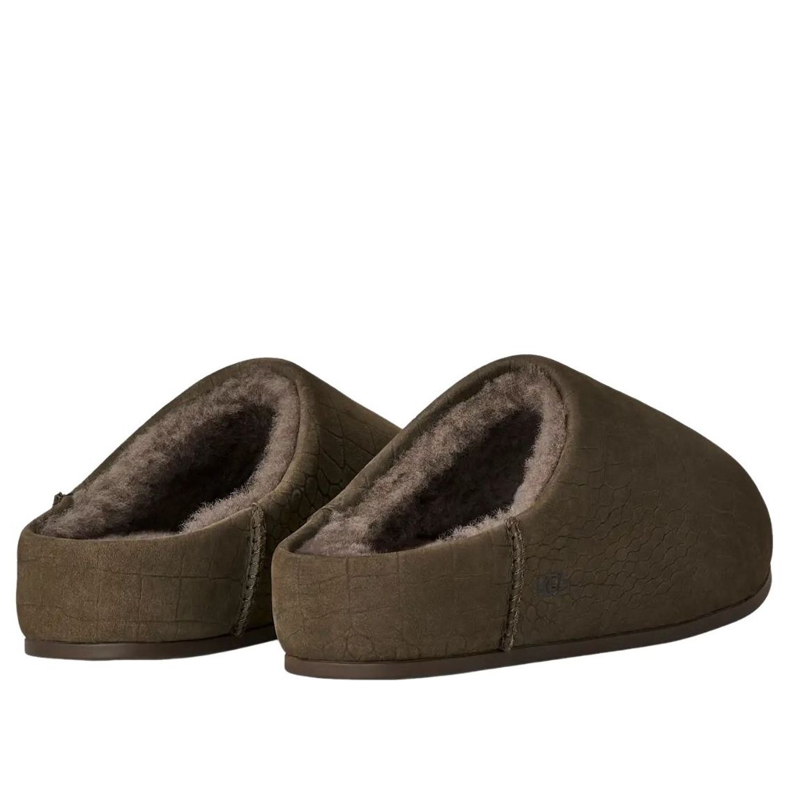 (WMNS) UGG Elea Embossed Slip-On 'Dense Smoke' 1178610-DNSS