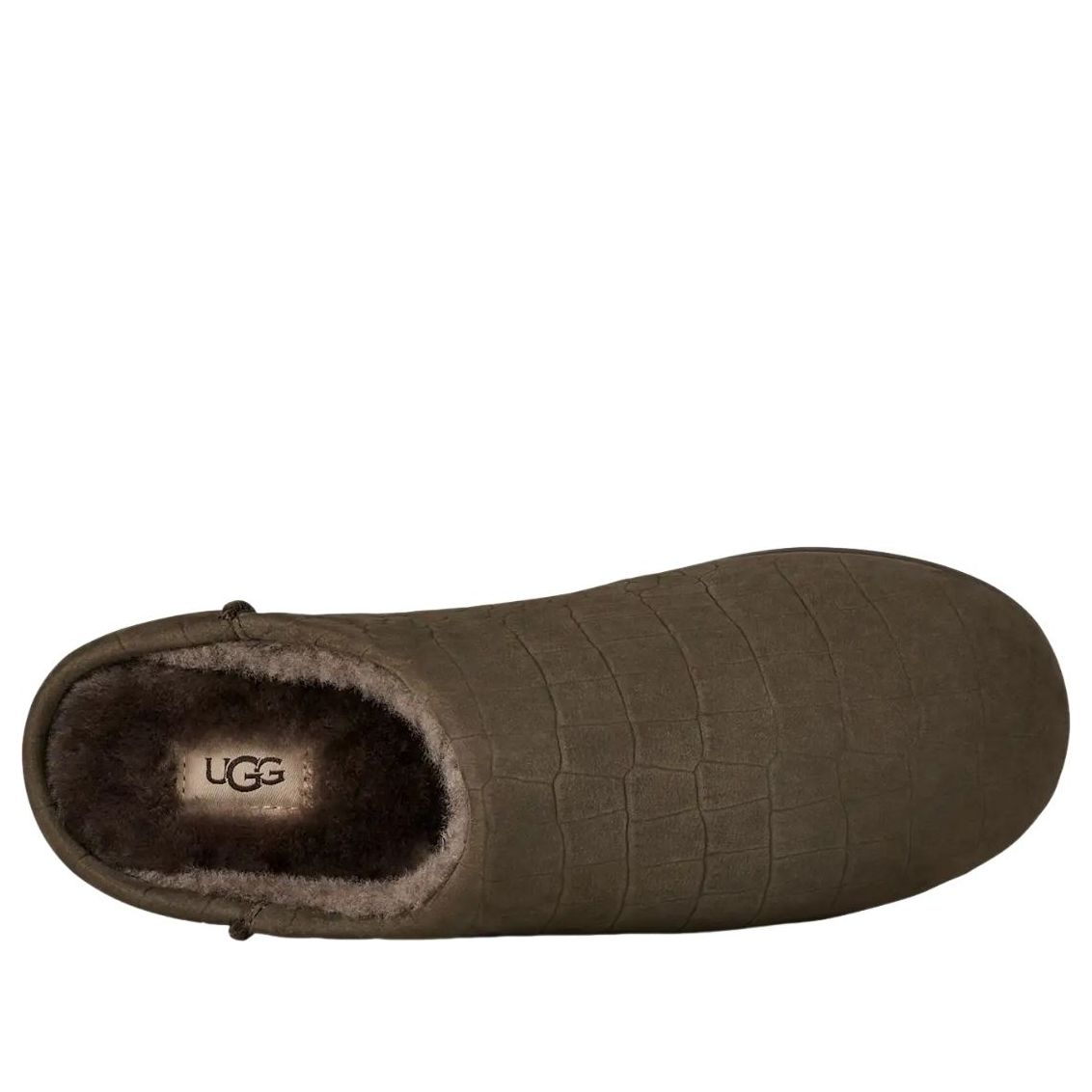 (WMNS) UGG Elea Embossed Slip-On 'Dense Smoke' 1178610-DNSS
