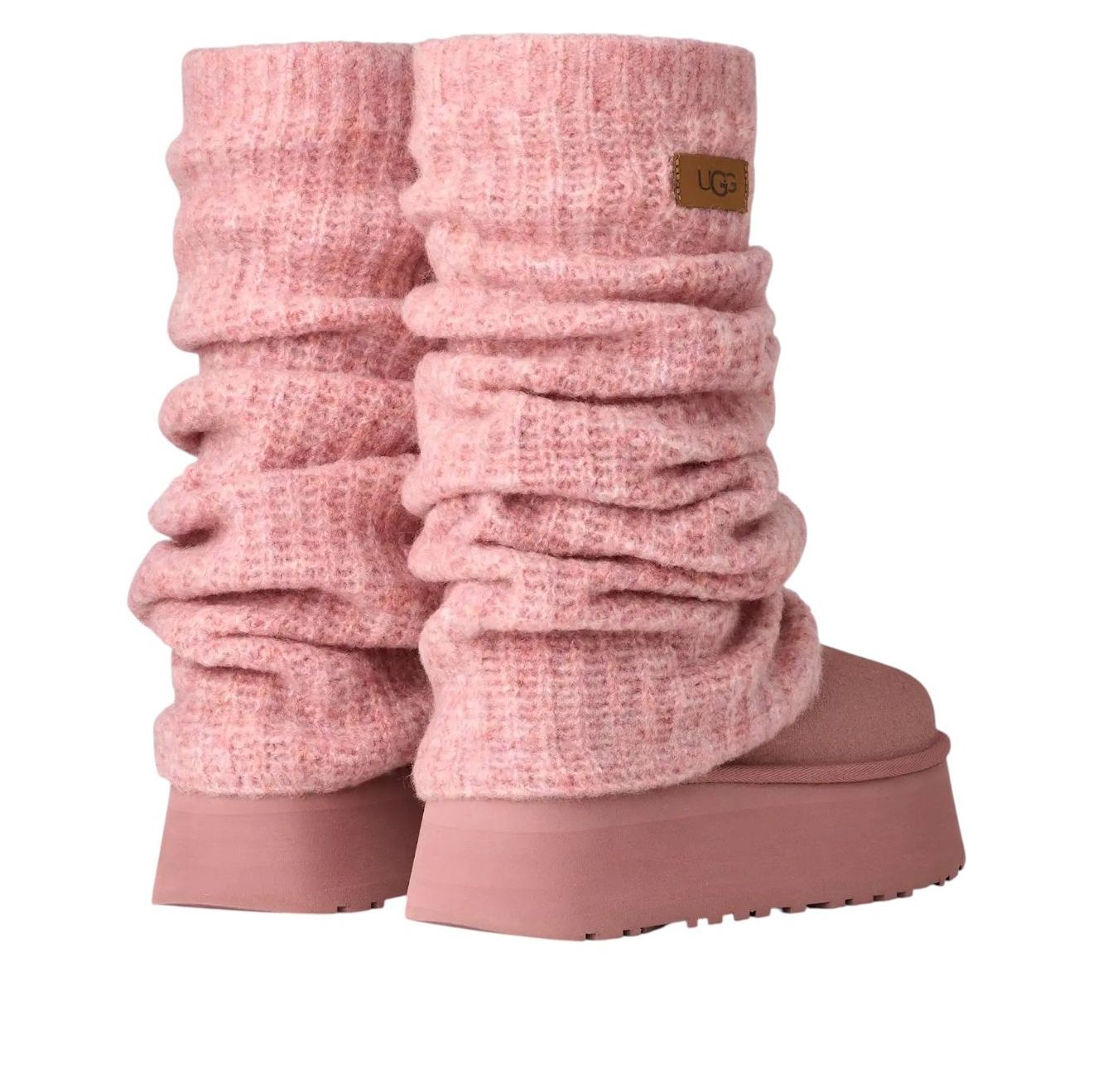 (WMNS) UGG Classic Mini Dipper Legwarmer Boot 'Pink Dawn' 1178990-PDW