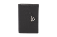 PRADA Leather Wallet Women's Black