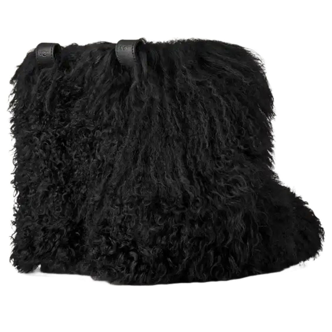 (WMNS) UGG Classic Short Fluff Momma Boot 'Black' 1180050-BLK