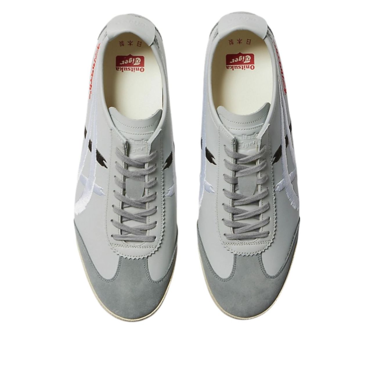 (WMNS)	Onitsuka Tiger Mexico 66 Deluxe 'Piedmont Grey White Red' 1181A119-020