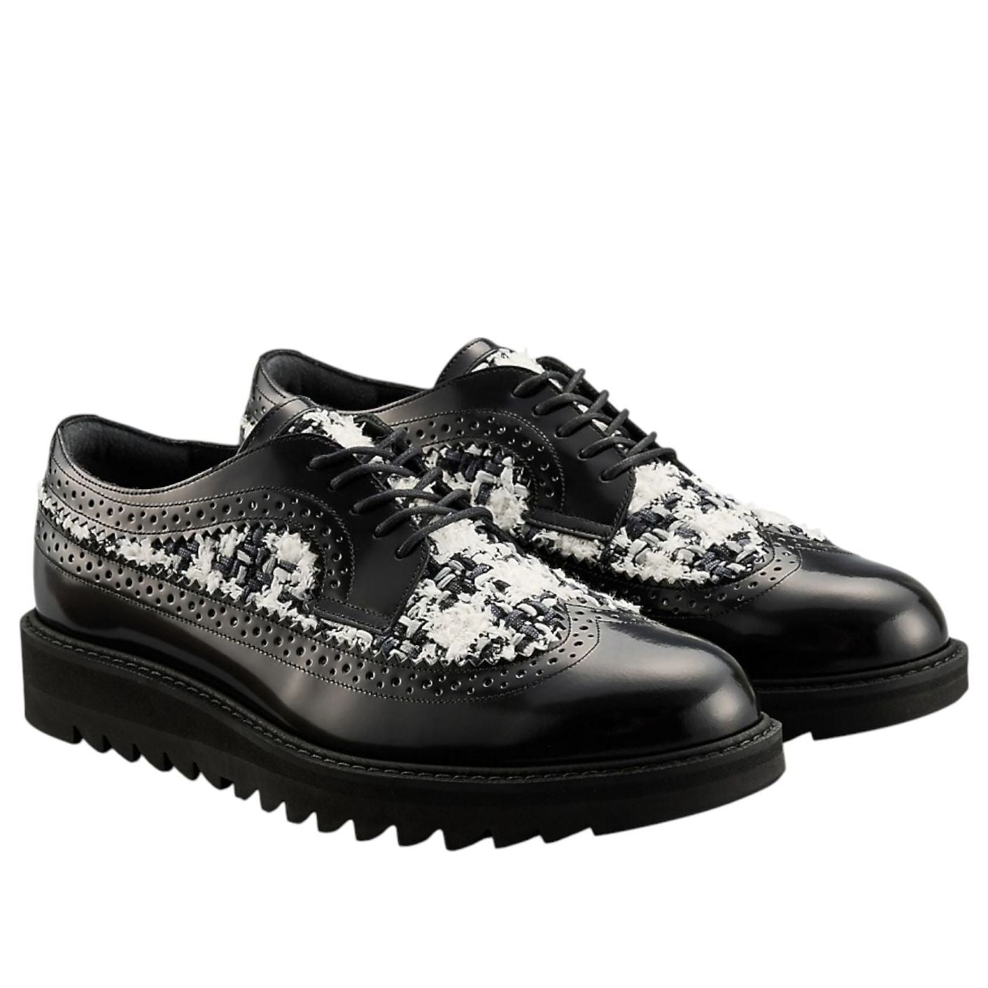 Onitsuka Tiger Brogue 'Black White Tweed' 1181A581-001
