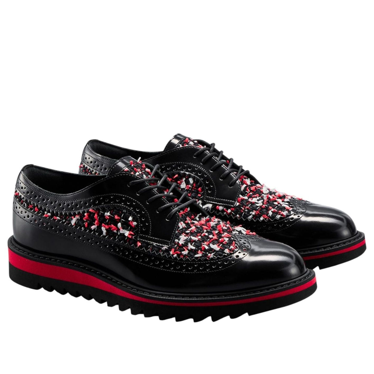 The Onitsuka Brogue 'Black Classic Red' 1181A615-002
