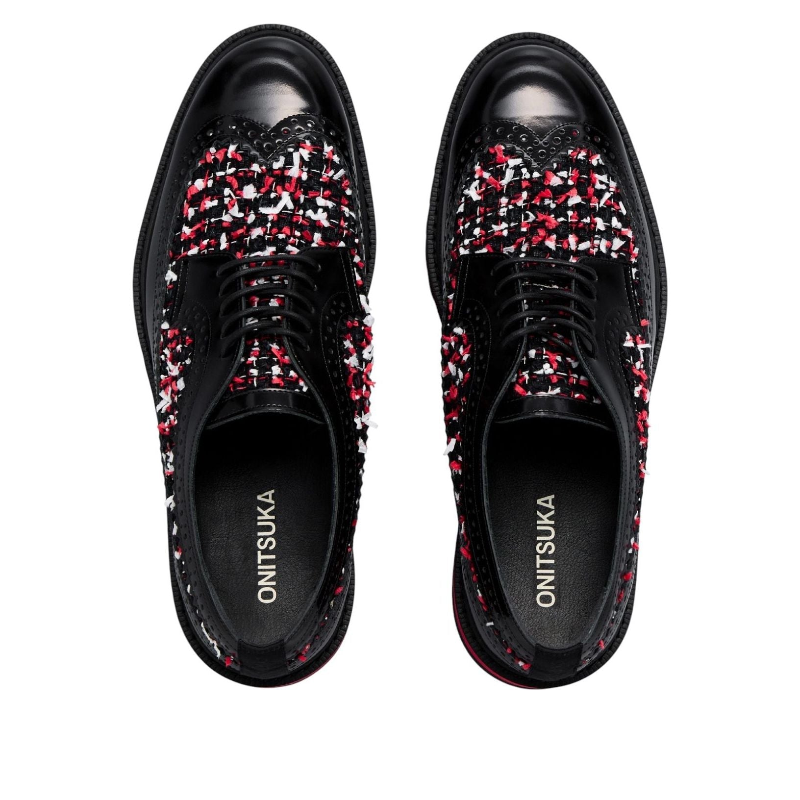 The Onitsuka Brogue 'Black Classic Red' 1181A615-002