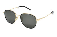 SAINT LAURENT Irregular Shape Sunglasses Women's Gold