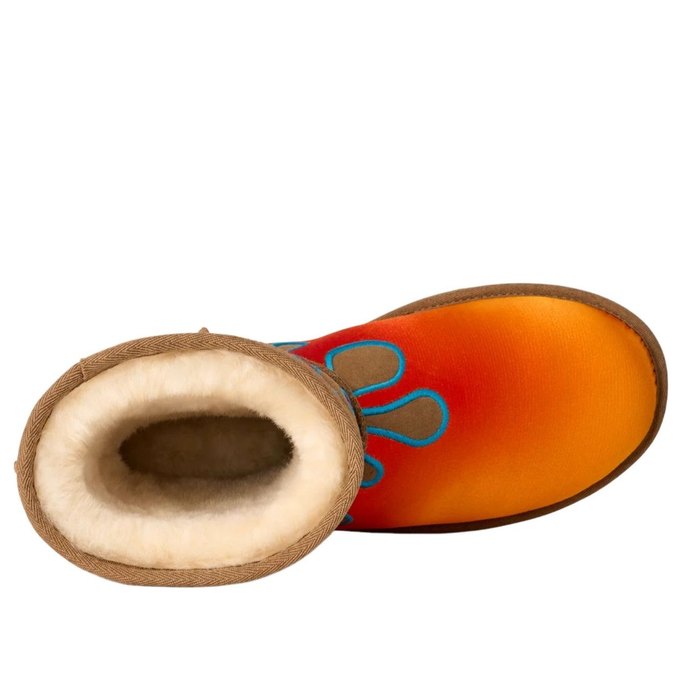 UGG x Jeremy Scott Classic Short Boot 'Flames Chestnut' 2025 1182671-CHE