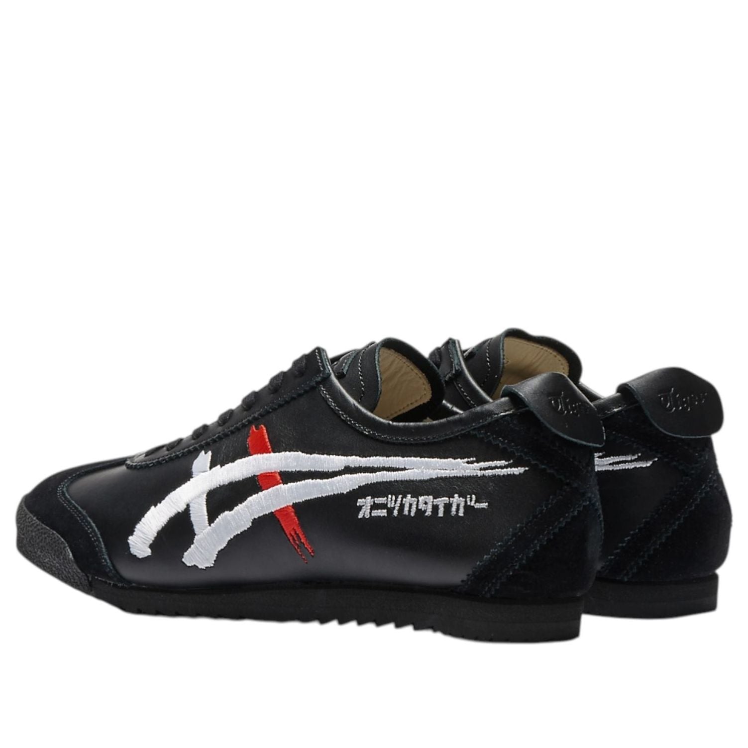 (WMNS) Onitsuka Tiger Mexico 66 Deluxe 'Black White Red' 1182A188-001