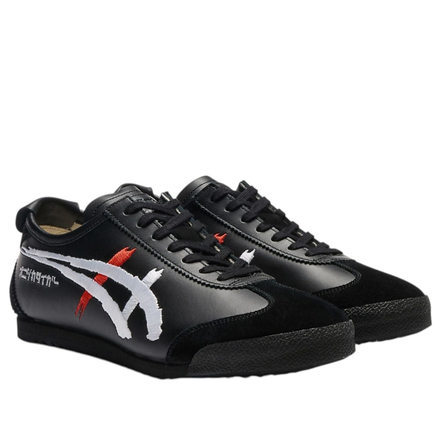 (WMNS) Onitsuka Tiger Mexico 66 Deluxe 'Black White Red' 1182A188-001