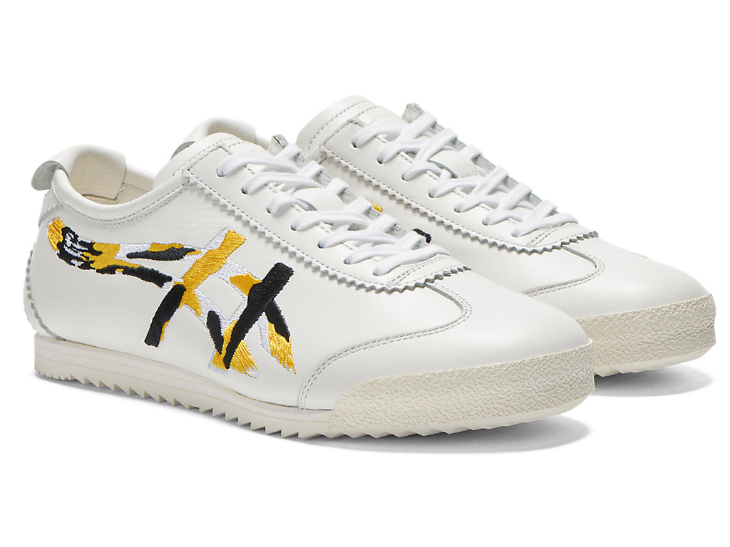 (WMNS) Onitsuka Tiger Mexico 66 Deluxe 'White Vibrant Yellow' 1182A625-101