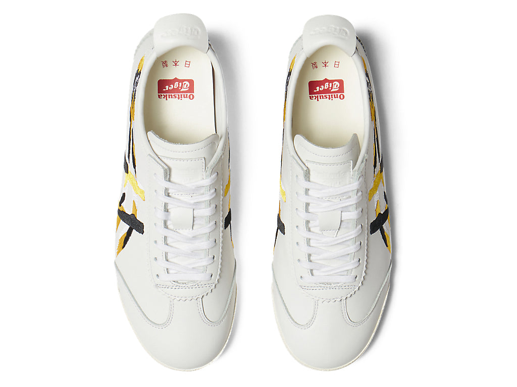 (WMNS) Onitsuka Tiger Mexico 66 Deluxe 'White Vibrant Yellow' 1182A625-101