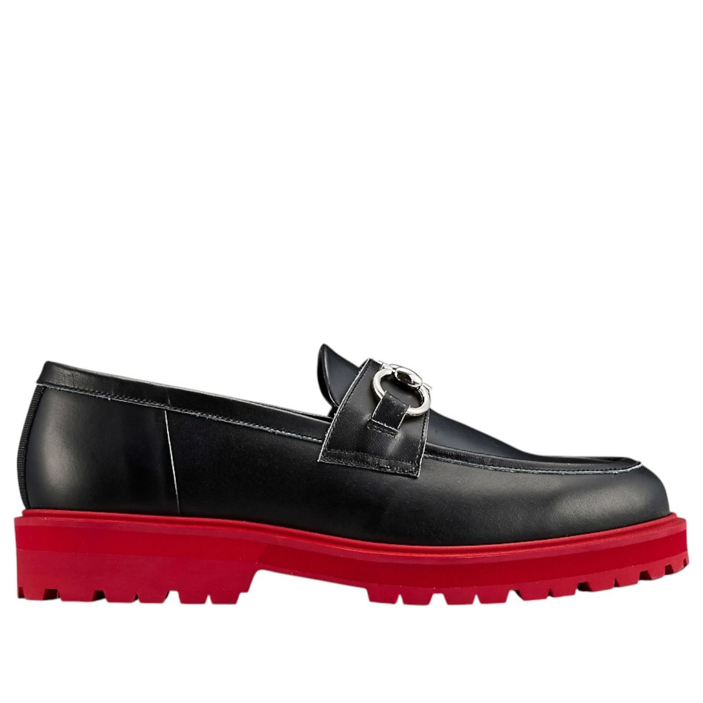 (WMNS) Onitsuka Tiger Bit Loafer 'Black Classic Red' 1182A642-001