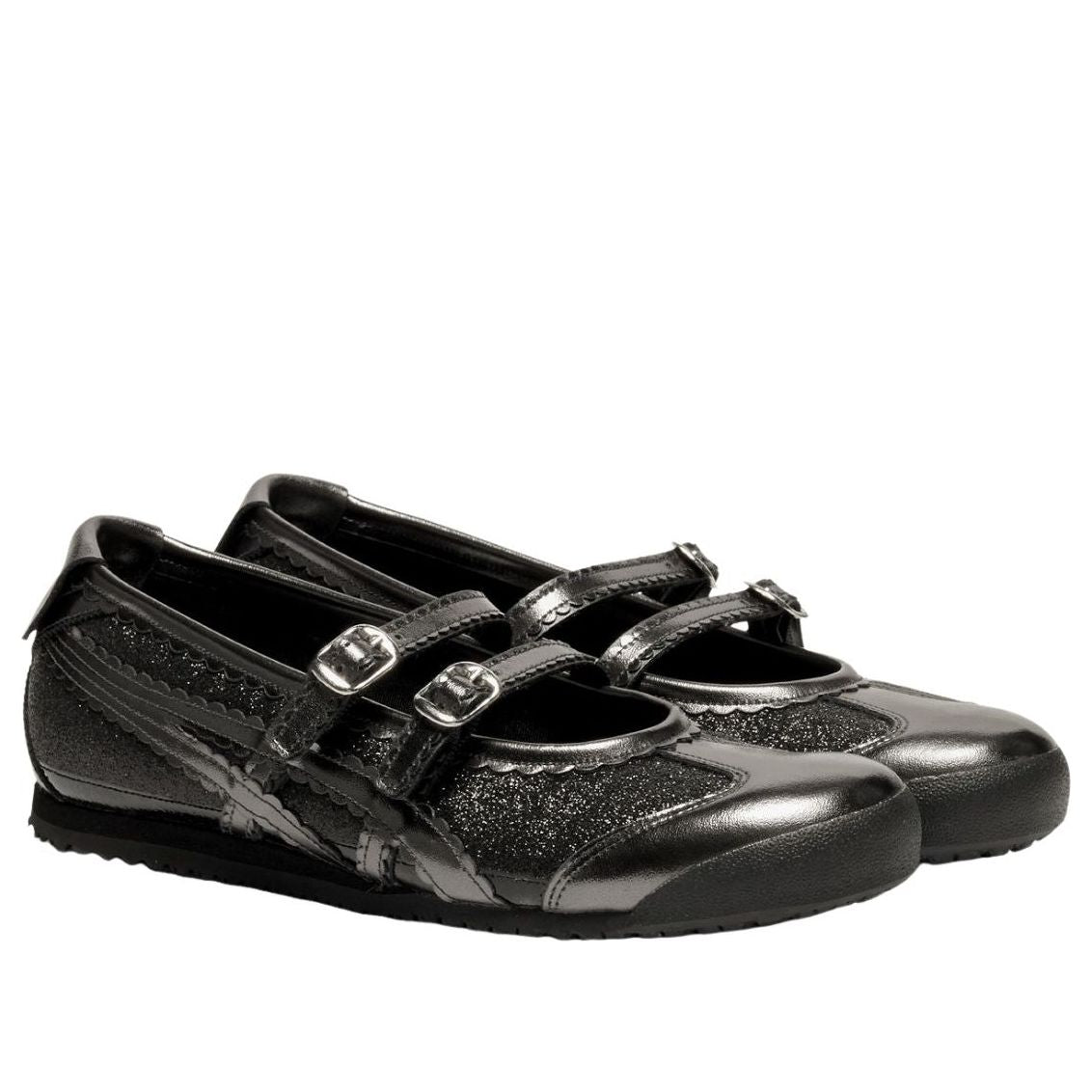 (WMNS) Onitsuka Tiger Mexico 66 TGRS Glitter Pack 'Black Gunmetal' 1182A677-001