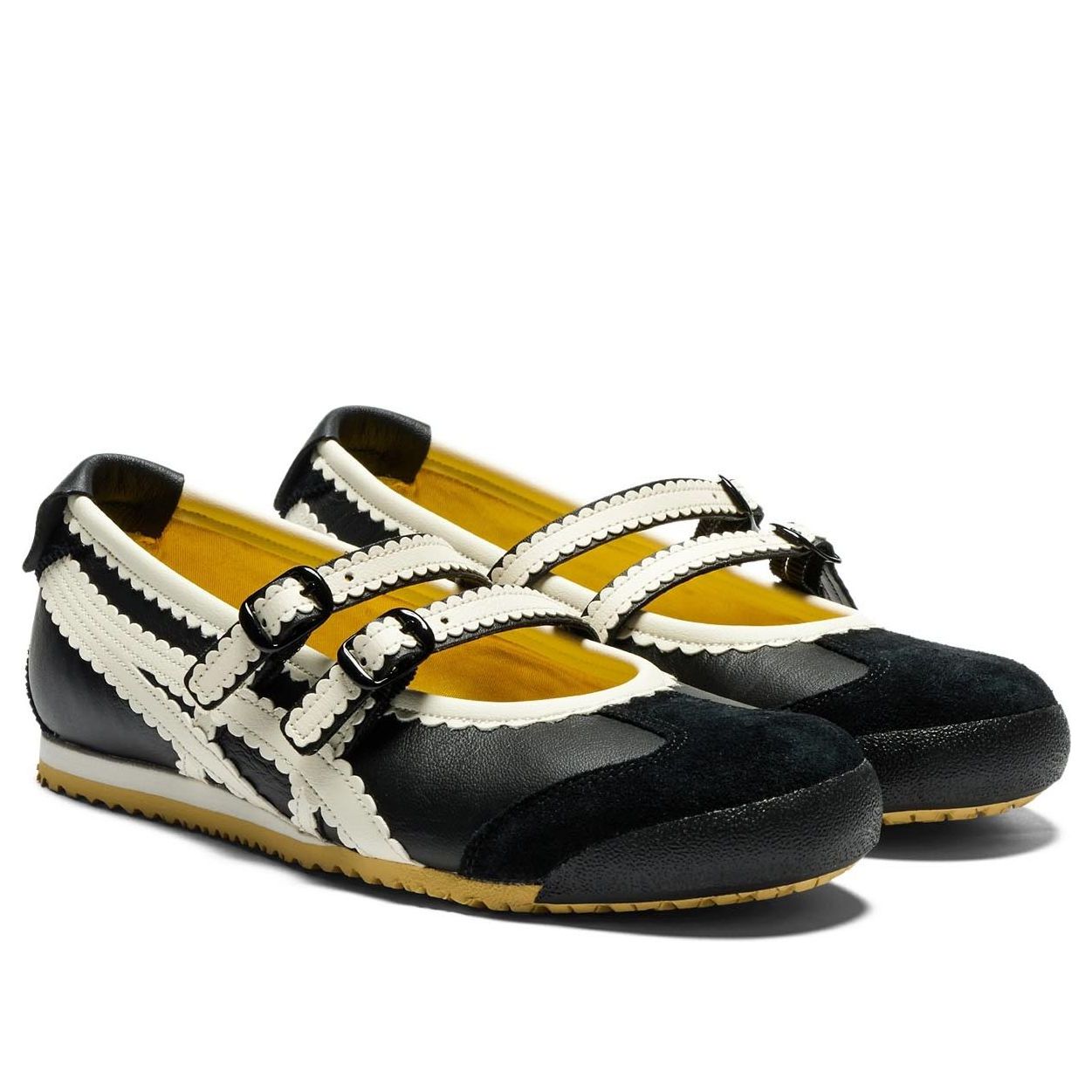 (WMNS) Onitsuka Tiger Mexico 66 Tigress 'Black Cream' 1182A678-001